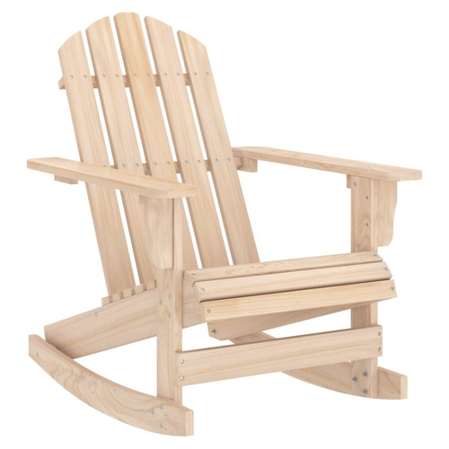 Rocking chair grey hardwood - rocking,