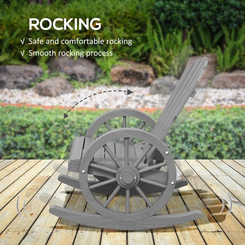 Wooden adirondack rocking - adirondack,