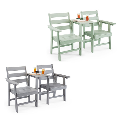Adirondack love seat - love,