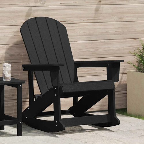 Adirondack rocking chair - adirondack, black