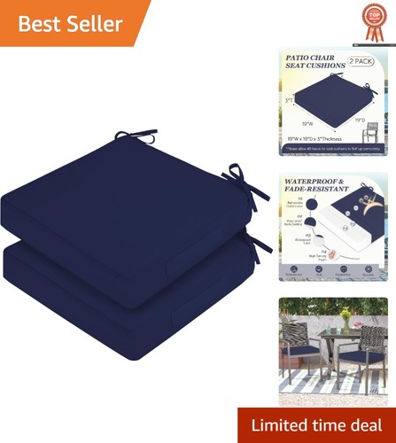 Stylish navy outdoor cushions - navy,