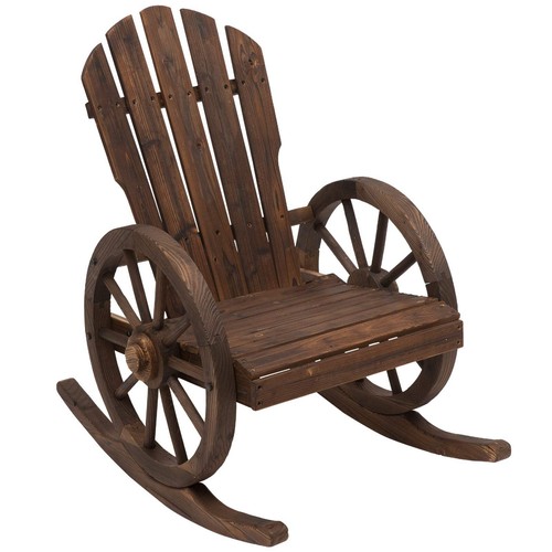 Wooden adirondack rocking - adirondack,
