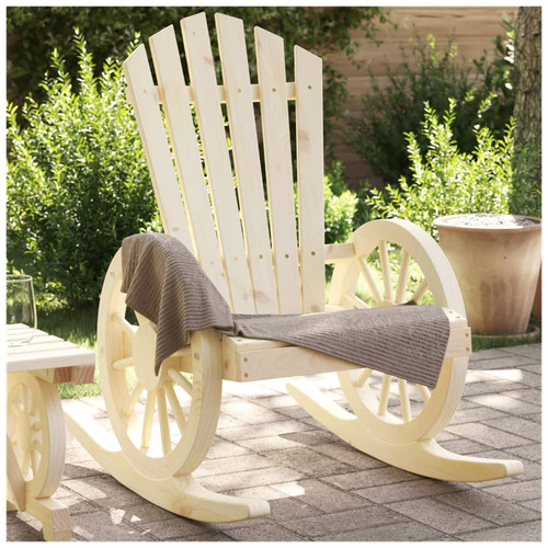 Rocking adirondack chair solid - rocking,